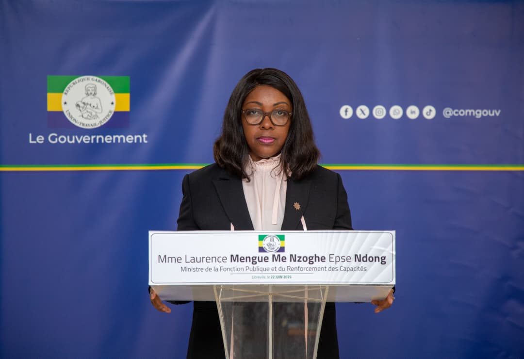 Allocution télévisée de Mme Laurence NDONG, Ministre de la Fonction Publique