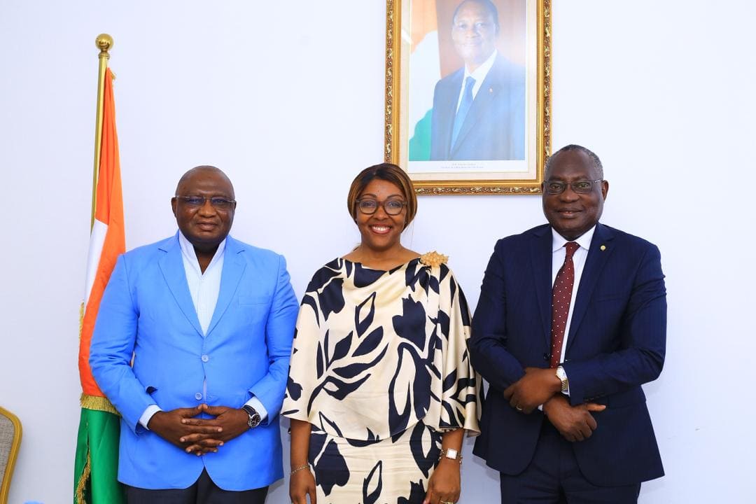 Laurence Ndong en visite de travail à l&rsquo;ENA de la Côte d&rsquo;Ivoire dans le cadre du renforcement de la coopération administrative sud-sud