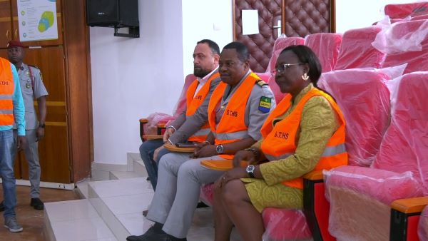Visite du chantier de rénovation de l’hémicycle du Ministère de la Fonction Publique